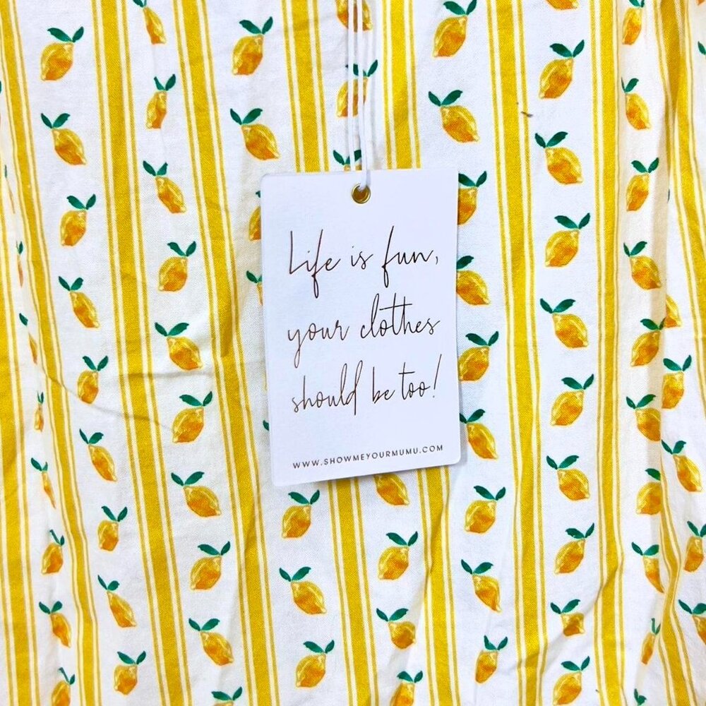 Show Me Your Mumu NWT 🍋 Britt Bow PJ Tank/Shorts‎ Set - Picture 4 of 8